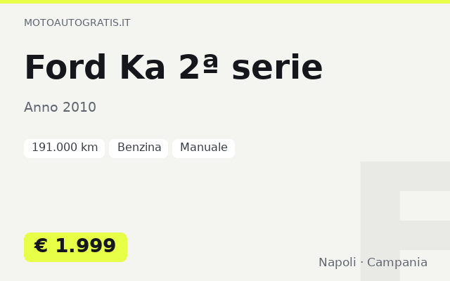 Ford Ka 2ª serie