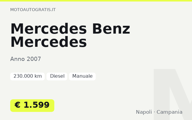 Mercedes Benz Mercedes