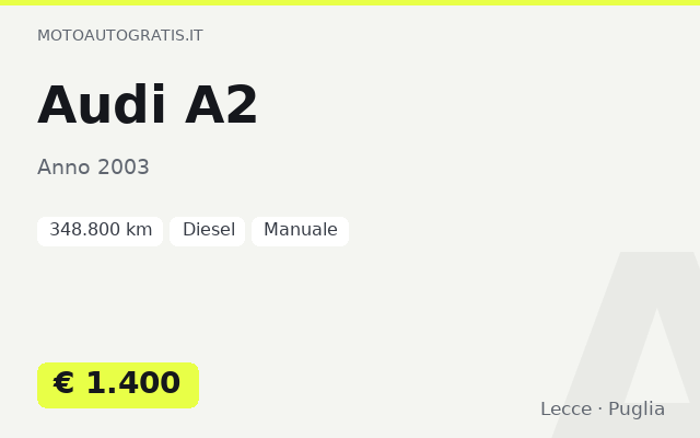 Audi A2