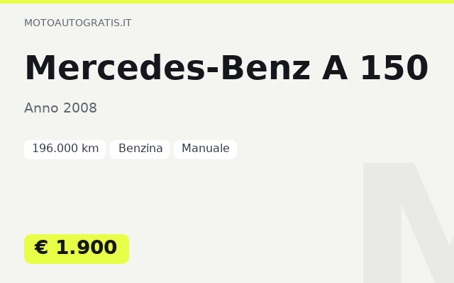 Mercedes-Benz A 150