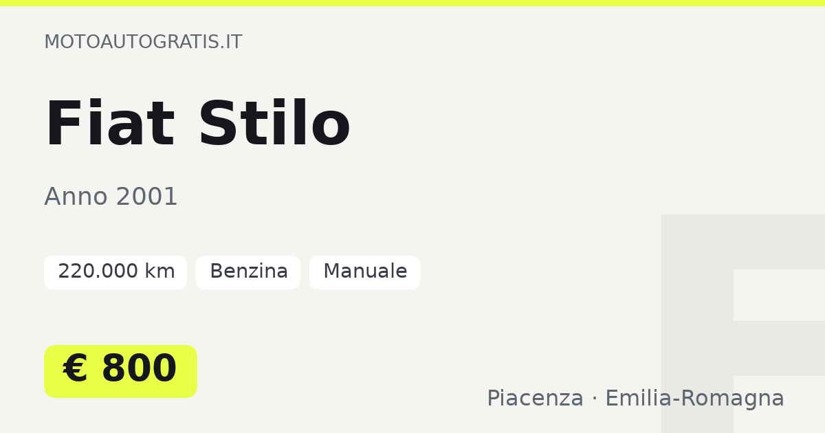 Fiat Stilo