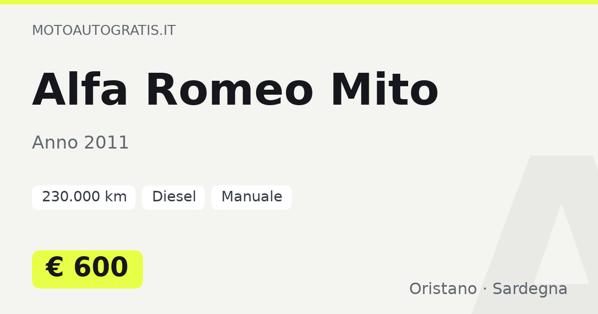 Alfa Romeo Mito