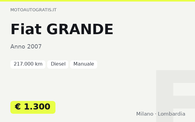 Fiat GRANDE