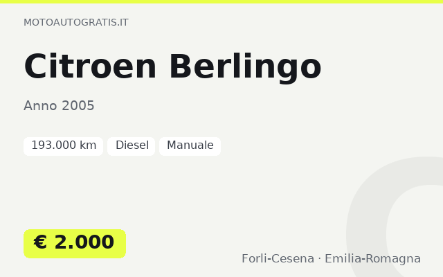 Citroen Berlingo