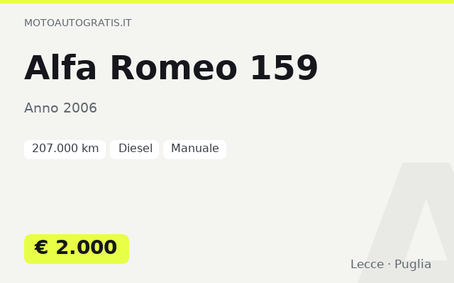 Alfa Romeo 159