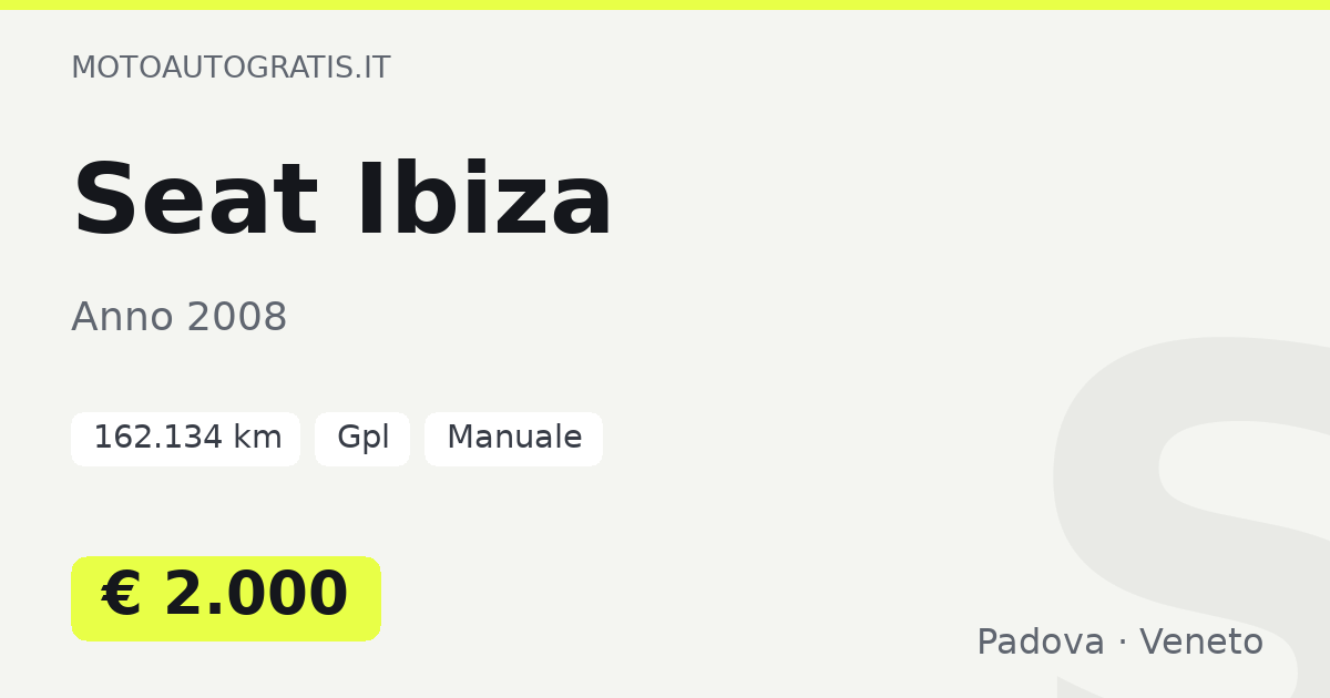 Seat Ibiza