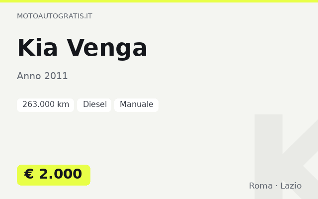 Kia Venga