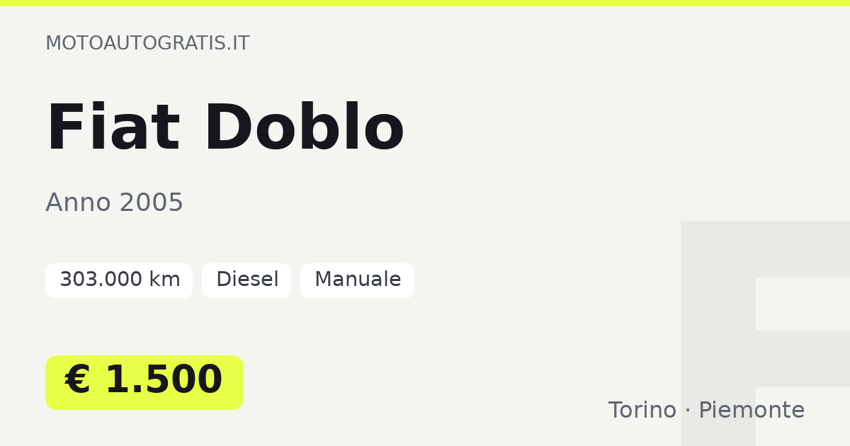 Fiat Doblo