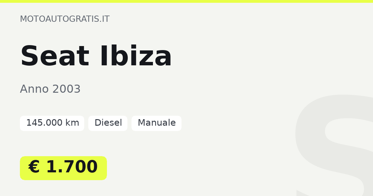 Seat Ibiza