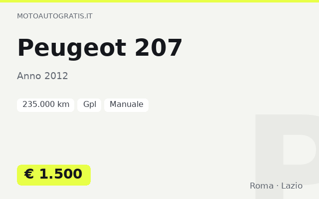 Peugeot 207