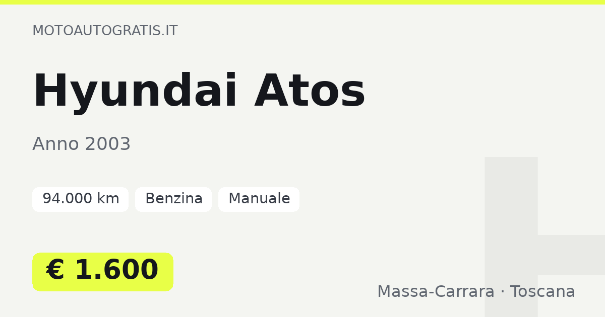 Hyundai Atos