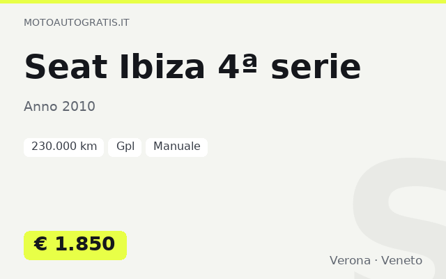 Seat Ibiza 4ª serie