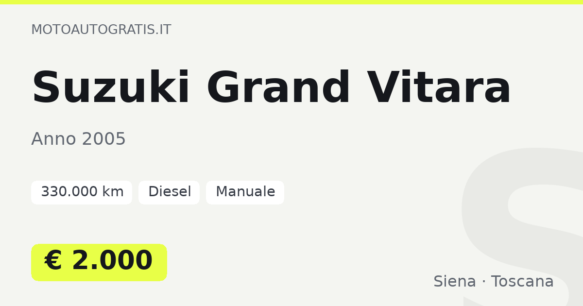 Suzuki Grand Vitara