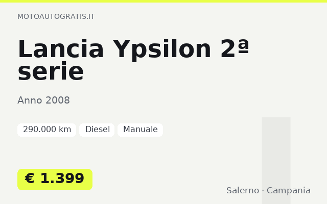 Lancia Ypsilon 2ª serie