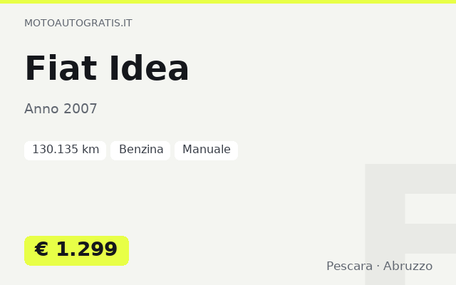 Fiat Idea