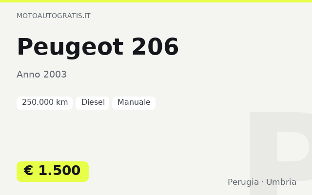 Peugeot 206