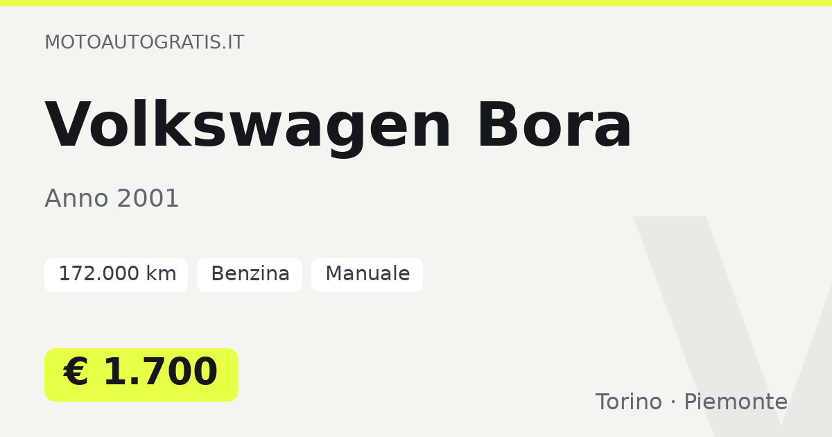 Volkswagen Bora