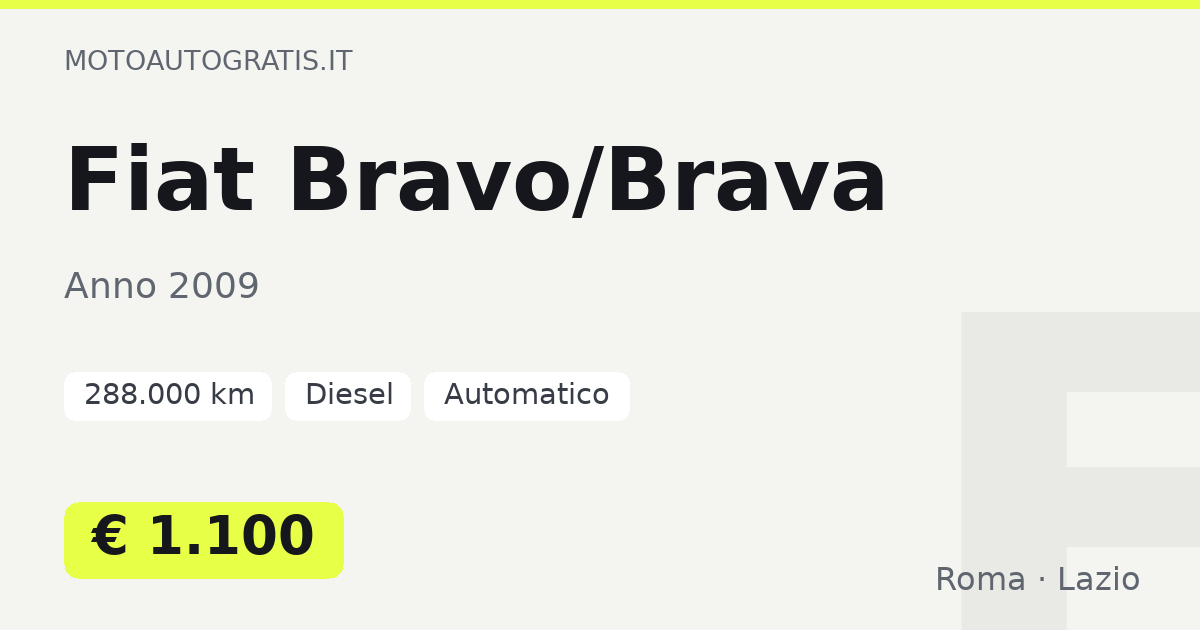 Fiat Bravo/Brava