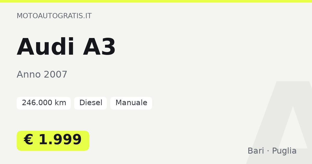 Audi A3
