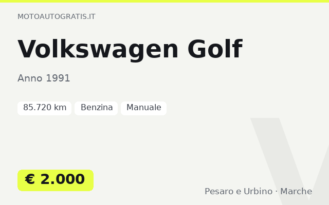 Volkswagen Golf