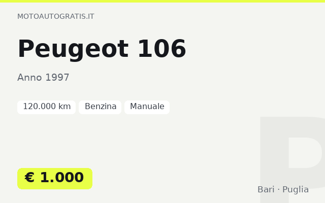 Peugeot 106