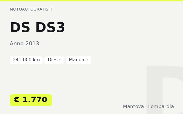 DS DS3