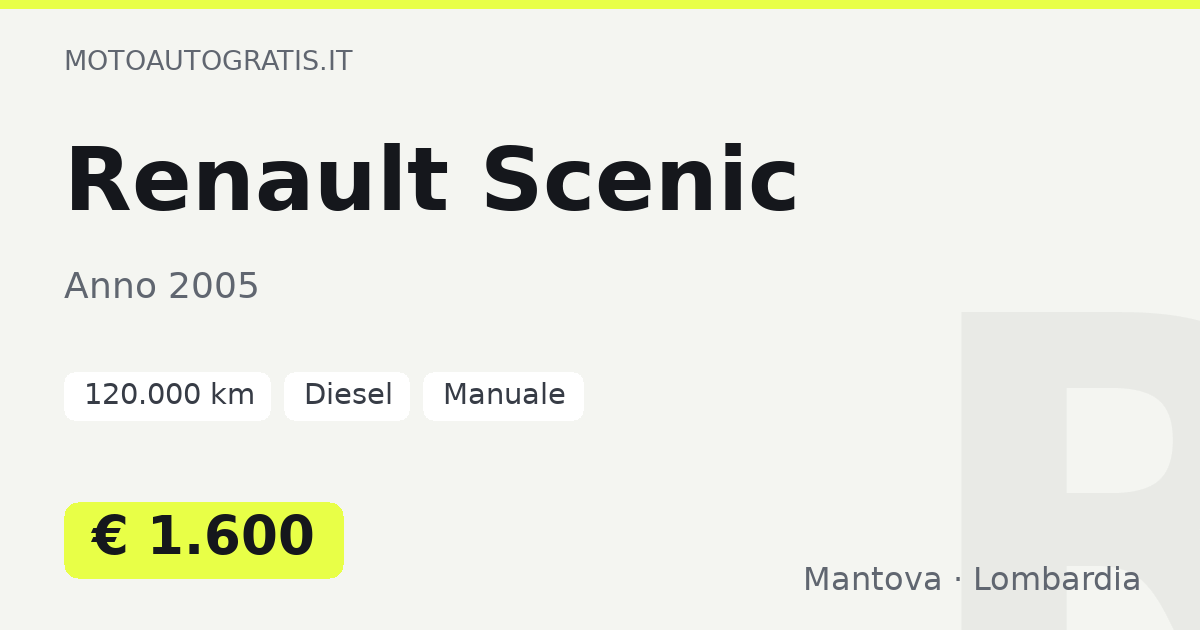 Renault Scenic