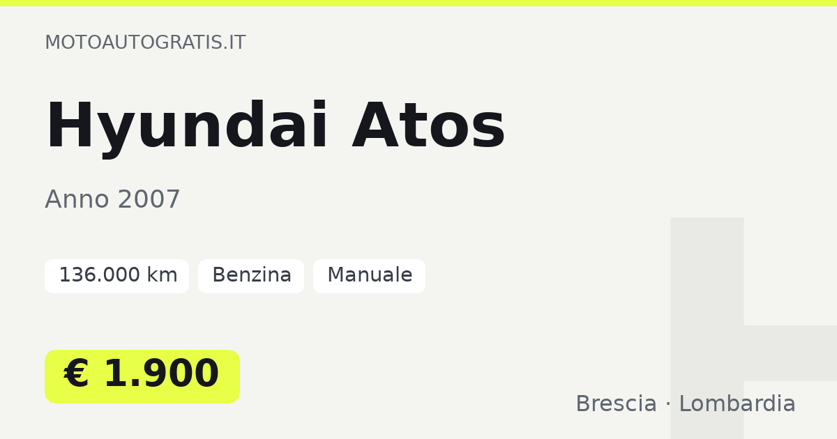 Hyundai Atos