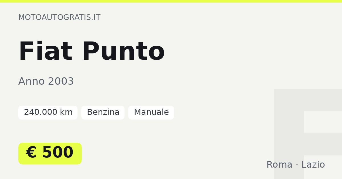 Fiat Punto