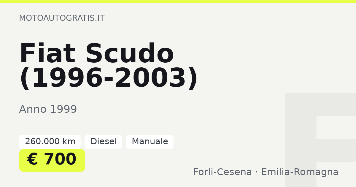 Fiat Scudo (1996-2003)