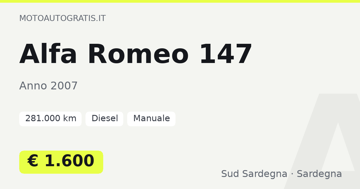 Alfa Romeo 147