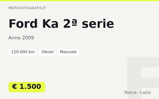 Ford Ka 2ª serie