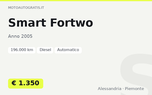 Smart Fortwo