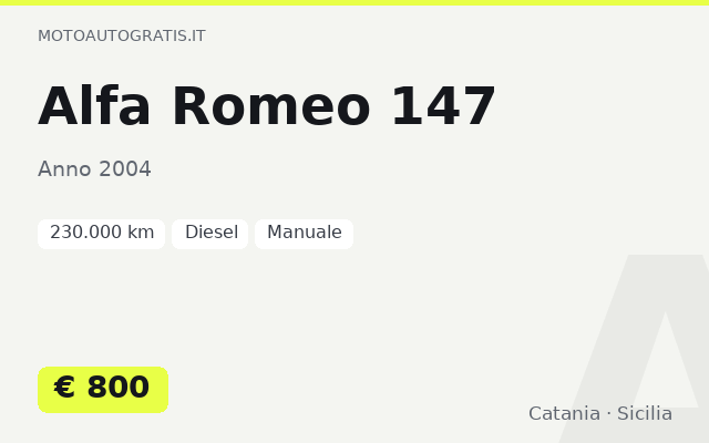 Alfa Romeo 147