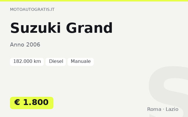 Suzuki Grand