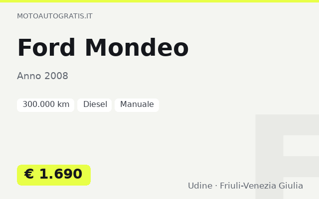 Ford Mondeo