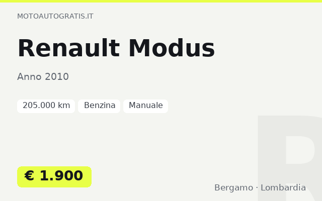 Renault Modus