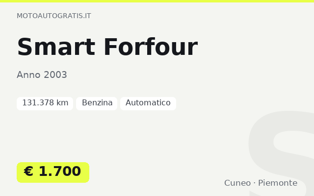 Smart Forfour