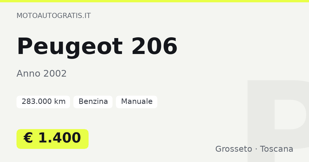 Peugeot 206