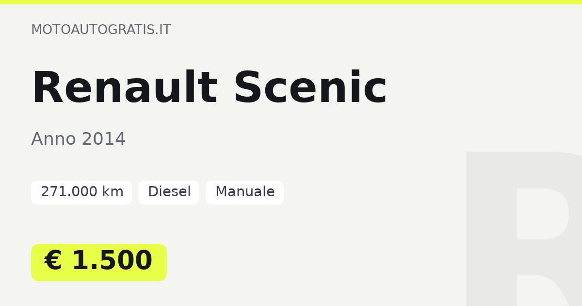 Renault Scenic