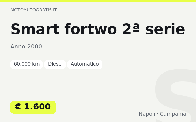 Smart fortwo 2ª serie