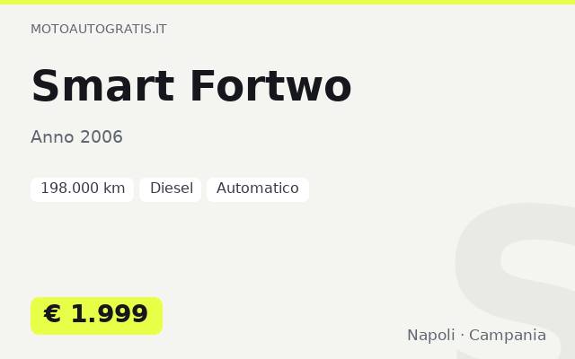 Smart Fortwo