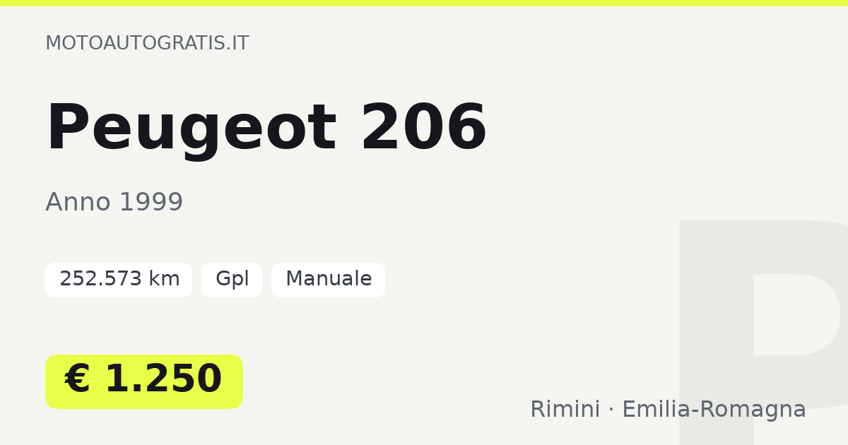 Peugeot 206