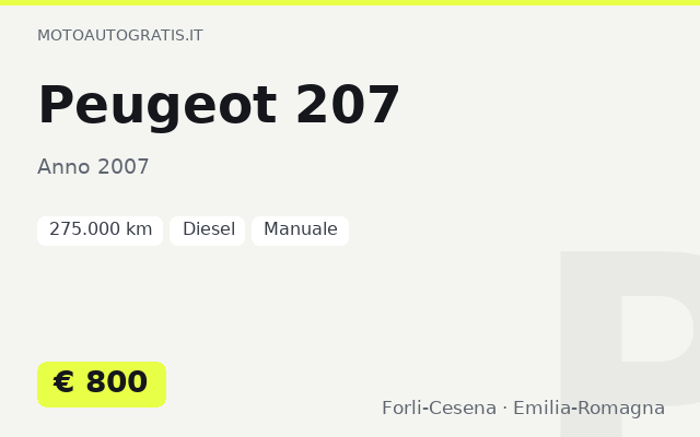 Peugeot 207