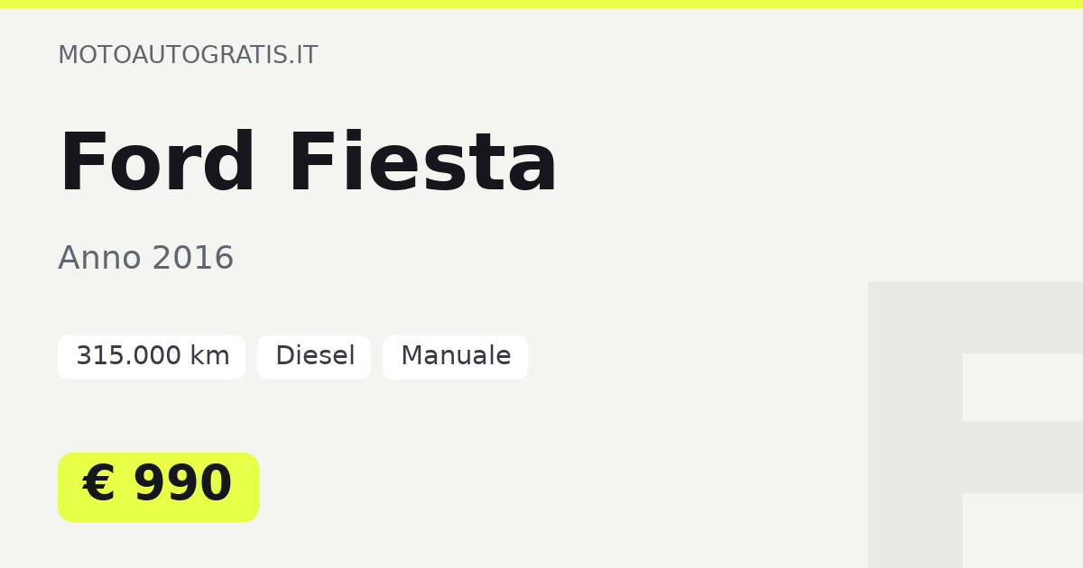 Ford Fiesta