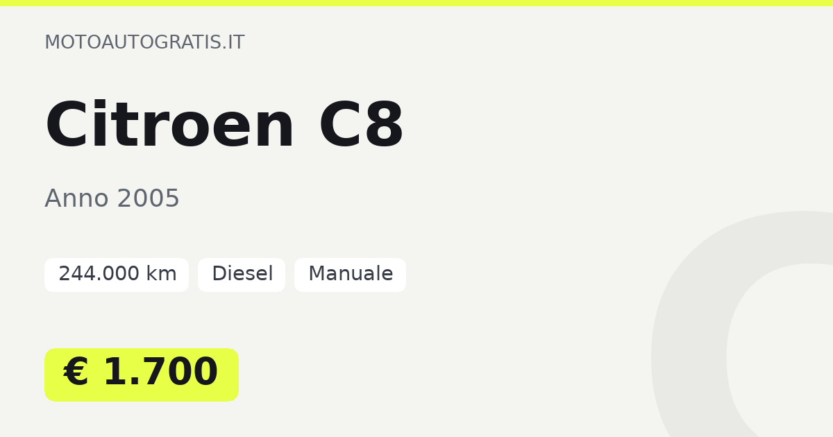 Citroen C8