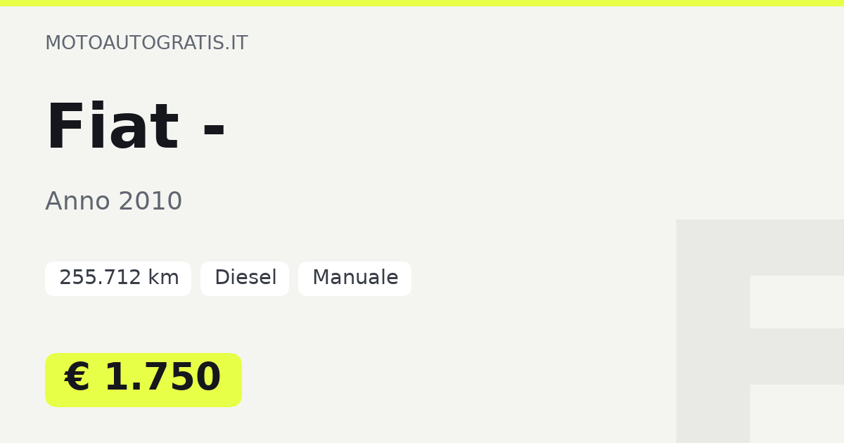 Fiat -