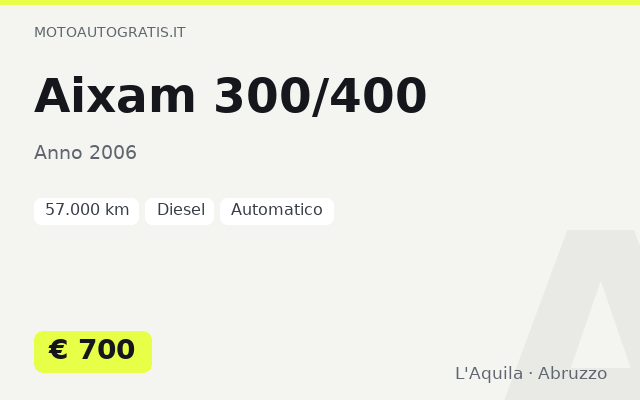 Aixam 300/400