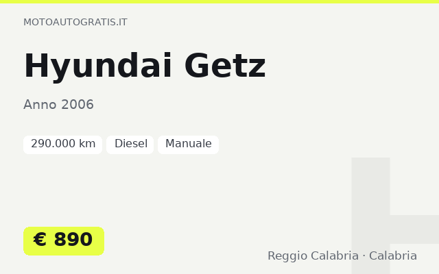 Hyundai Getz