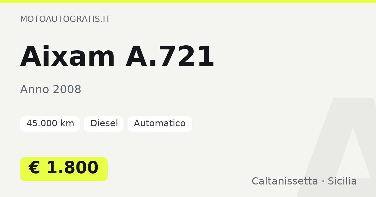 Aixam A.721